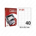 Samoljepljive Deklaracije 52.5mm x 29.7mm