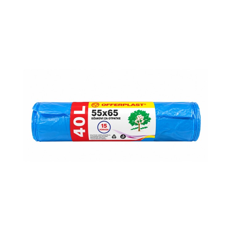 Vreće Za Smeće LP Jake 40 L Sa Vezicom 15/1 1 Vreće Za Smeće LP Jake 40 L Sa Vezicom 15/1 1