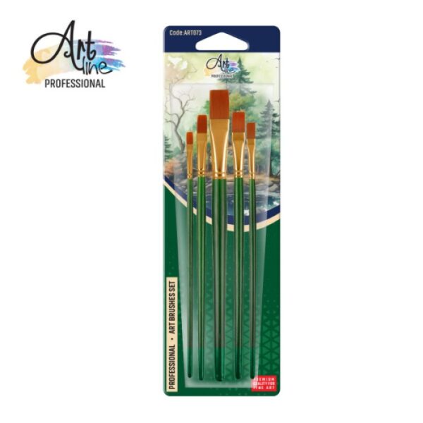 Set Umjetničkih Flat Četkica Art073