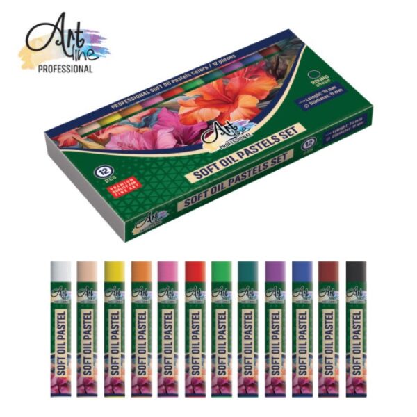 Umjetničke Uljane Pastele Meke 12 Kom Art079