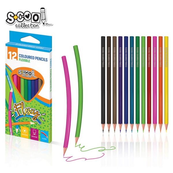 Drvene Boje Set 12 Kom Flexy SC599