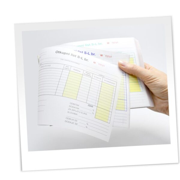 Otkupni List A5