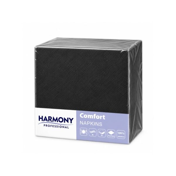 Salvete Crne Harmony Professional 38x38 cm 50 Lista 6