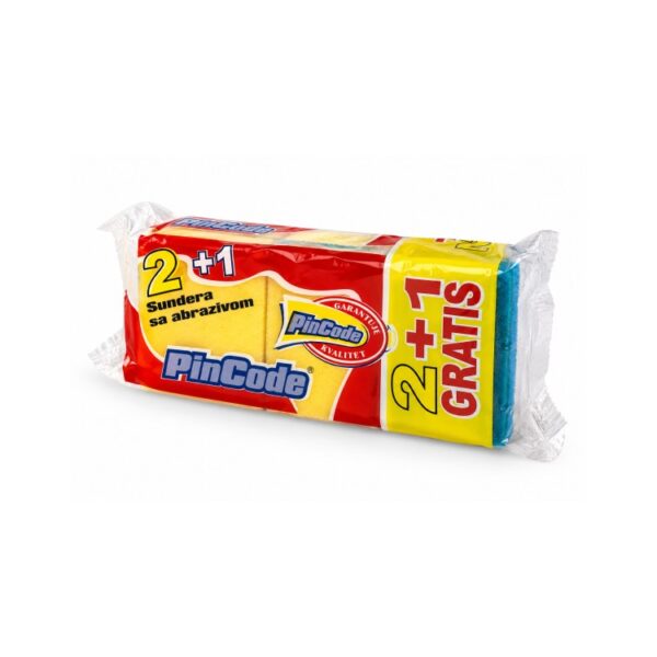 Sundjer PinCode Sa Abrazivom 2 Plus 1 Gratis