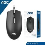 AOC MS100B Miš Kancelarijski Žičani 1