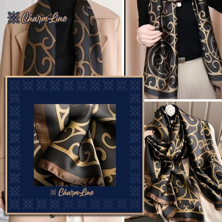 Charmline Marama Ešarpa Satin 85x180cm CL003