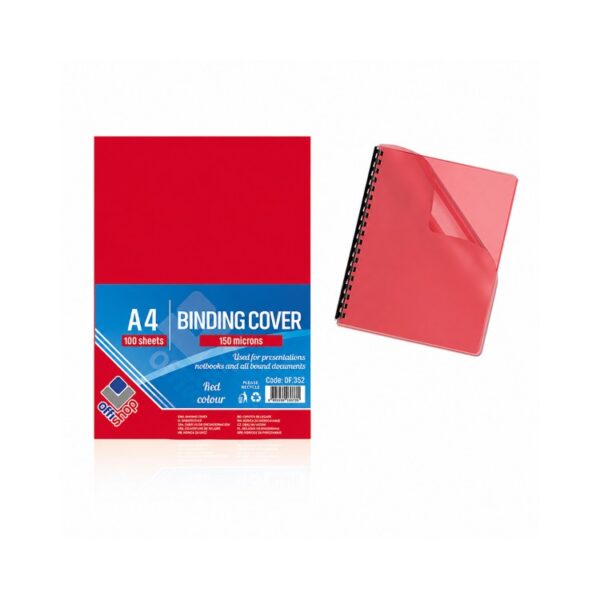 Folija Za Koričenje Providna Crvena 150mic OF352