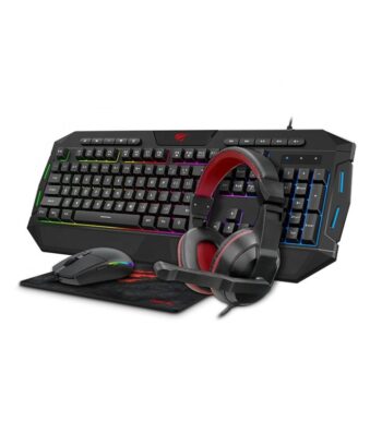 Havit KB501CM Set 4u1 Tastatura-Miš-Slušalice-Podloga Za Miš