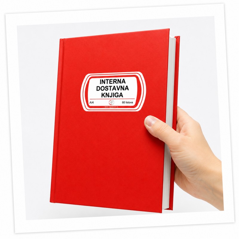Interna Dostavna Knjiga A4 80 Lista TP