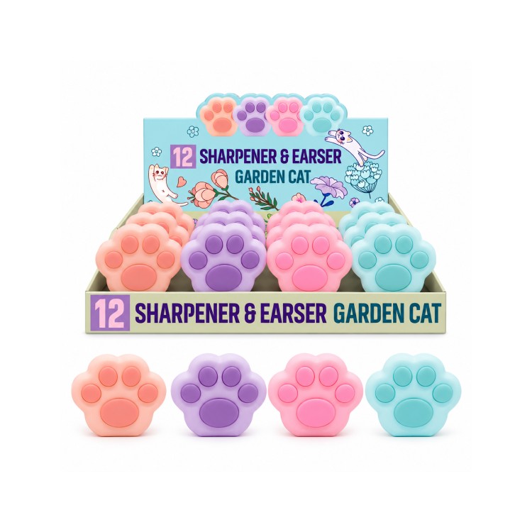 Oštrilo Gumica Dupli Garden Cat SC3512