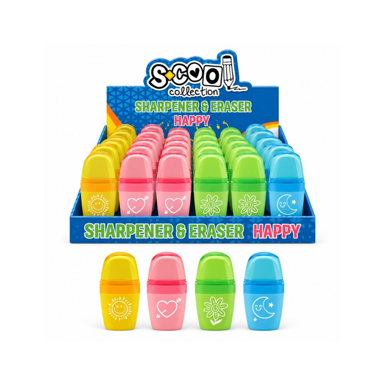 Oštrilo Gumica Happy SC3513