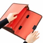 Poslovna Torba-Fascikla Office Deli E39634 Bloody Orange 1