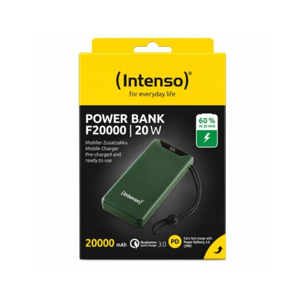 Power Bank 20000 mAh 20W Intenso F20000 Zeleni
